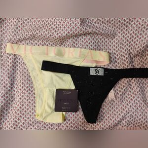 Victoria's Secret (3 Piece) Size Small Panties And Solid Perfume Bundle NWT